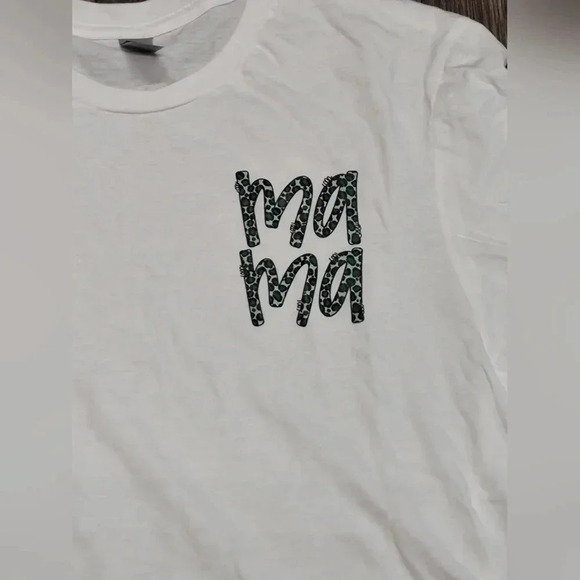LADIES "mama" graphic tee size small - Picture 2 of 3